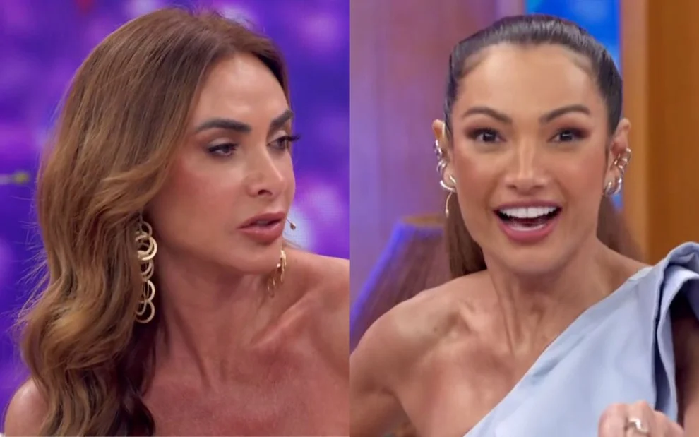 Nicole Bahls constrange Patrícia Poeta com pergunta íntima ao vivo na Globo