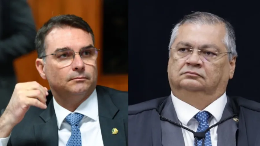 Crise institucional aproxima discursos de Flávio Bolsonaro e Flávio Dino