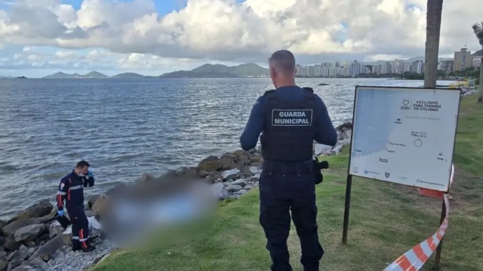 Corpo de homem é encontrado na Beira-Mar Norte, em Florianópolis