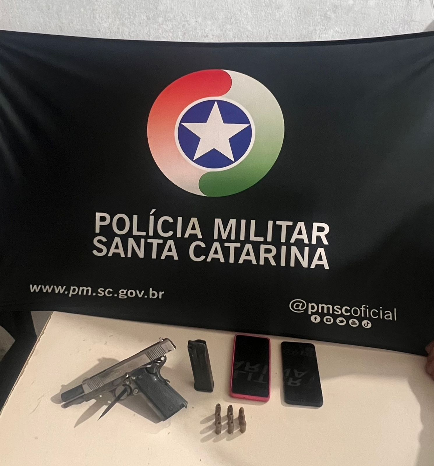 PM prende casal por tentativa de homicídio em Tijucas
