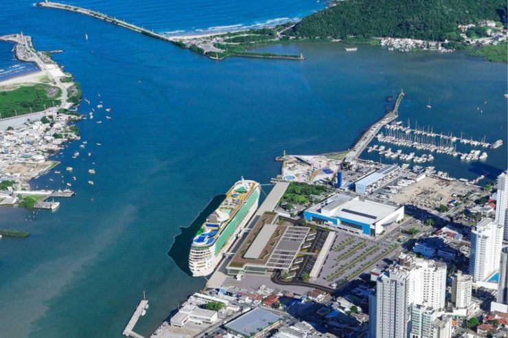 Projeto prevê mega terminal de cruzeiros em Itajaí