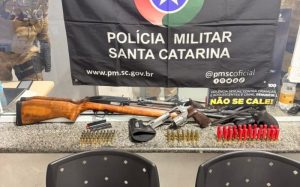 Furto de barco leva à captura de foragido e apreensão de armas de fogo