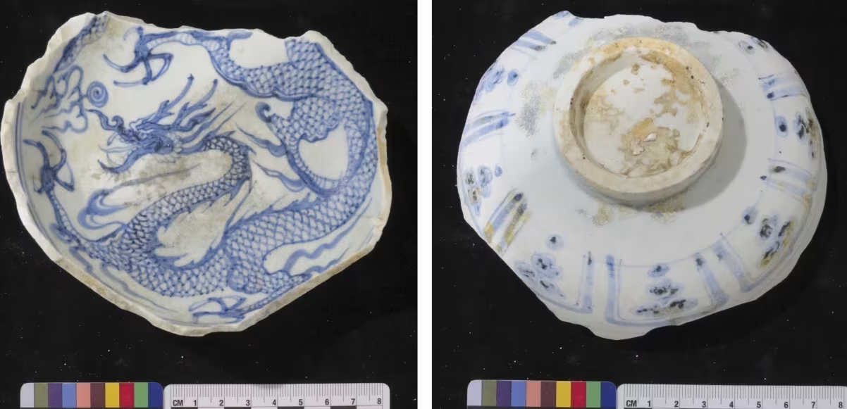 Naufrágio do século XIV revela tesouro de porcelana da Dinastia Yuan