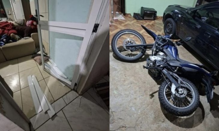 Jovem em surto psicótico é preso após ameaçar a mãe e depredar residência