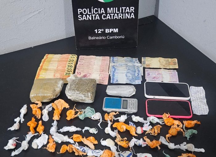 Operação policial apreende maconha, crack, ecstasy e arma em SC