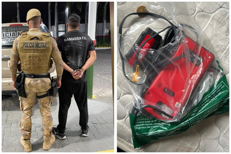Foragido com mais de 16 anos de penas por furtos e roubos é preso pela PM