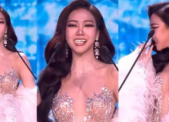 Vídeo: Dentes falsos de candidata a Miss caem durante apresentação