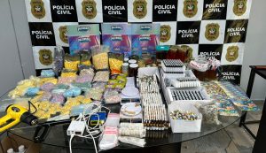Polícia descobre laboratório e apreende grande quantidade de drogas sintéticas
