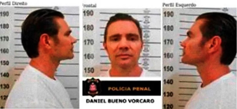 Barba raspada e uniforme: fotos mostram Daniel Vorcaro no sistema prisional