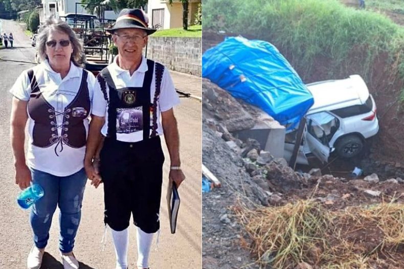 Marido morre um dia após esposa em acidente no Oeste de SC