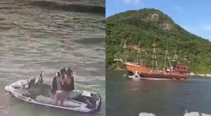 Marinha investiga atropelamento de casal por “barco pirata” em Balneário Camboriú
