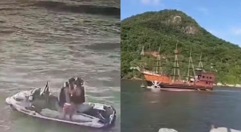 Marinha investiga atropelamento de casal por “barco pirata” em Balneário Camboriú