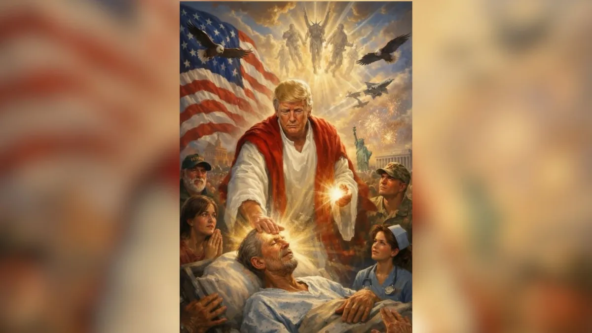 Trump publica imagem como “Jesus” após criticar papa
