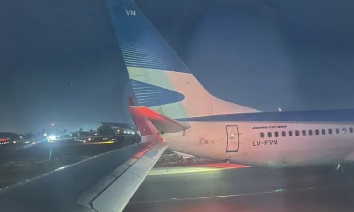 Avião com destino ao Brasil colide com aeronave no Chile