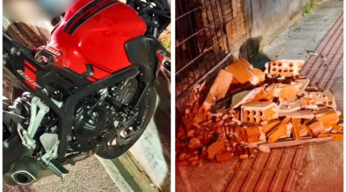 Motociclista morre após perder controle em cruzamento e colidir contra muro