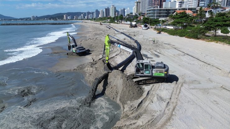 Alargamento da Praia de Balneário Piçarras é concluído