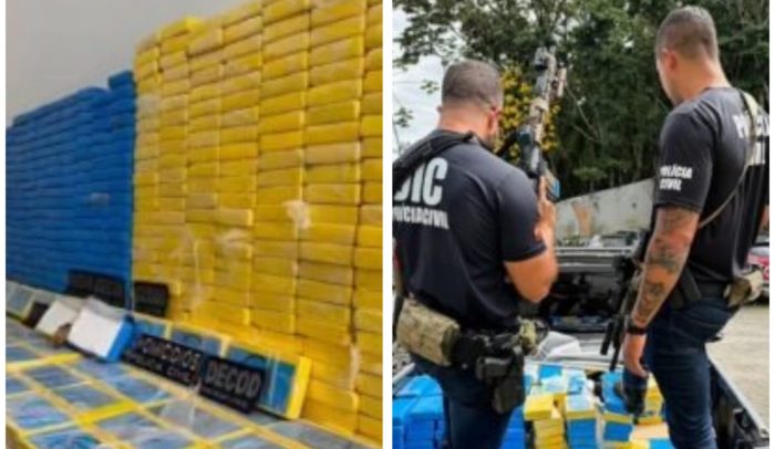 Polícia apreende meia tonelada de cocaína em Santa Catarina