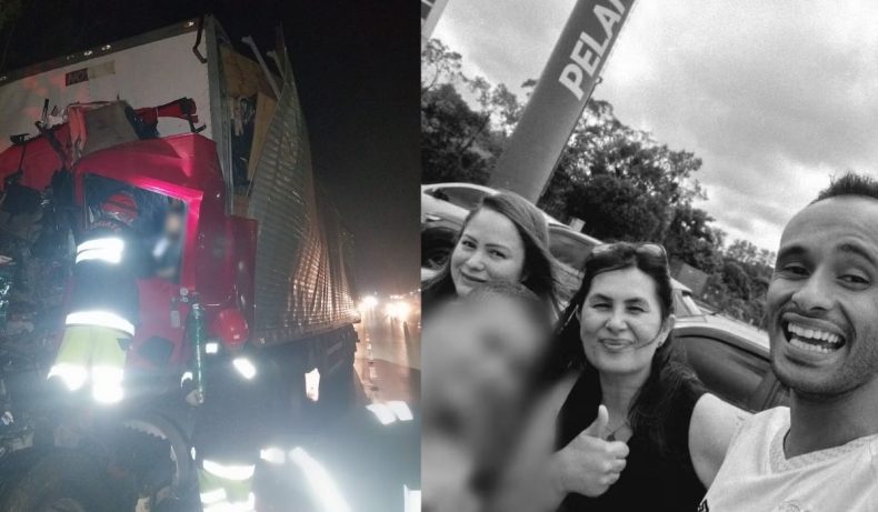 Caminhoneiro que provocou acidente fatal em SC morre após colisão em SP