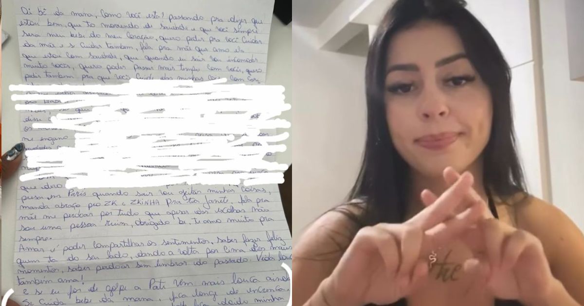 Jovem presa na França pede perdão em carta à família