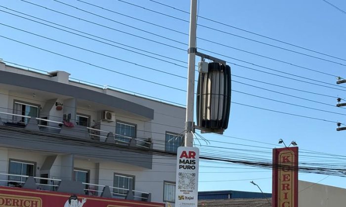 Itajaí testa tecnologia holandesa para reduzir poluição do ar em área urbana