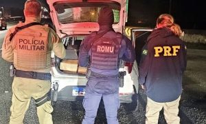 PRF prende dois homens com 140 kg de cocaína na BR-101