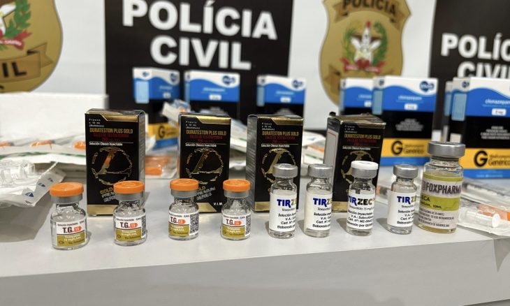Esquema de emagrecedores e anabolizantes é alvo de prisões em SC