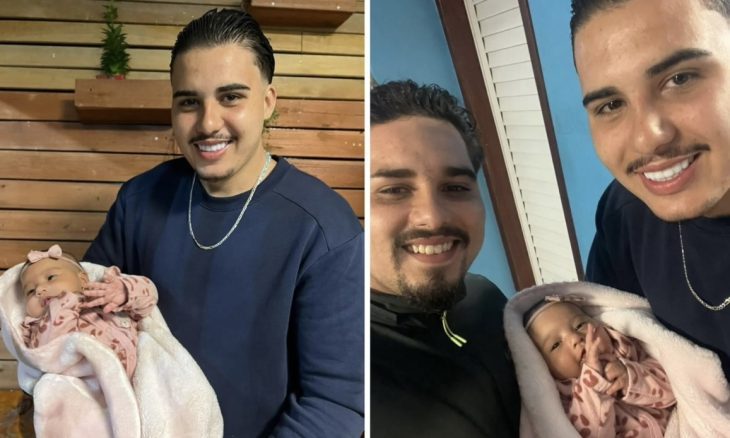 Ex-BBB Pedro conhece a filha após alta psiquiátrica