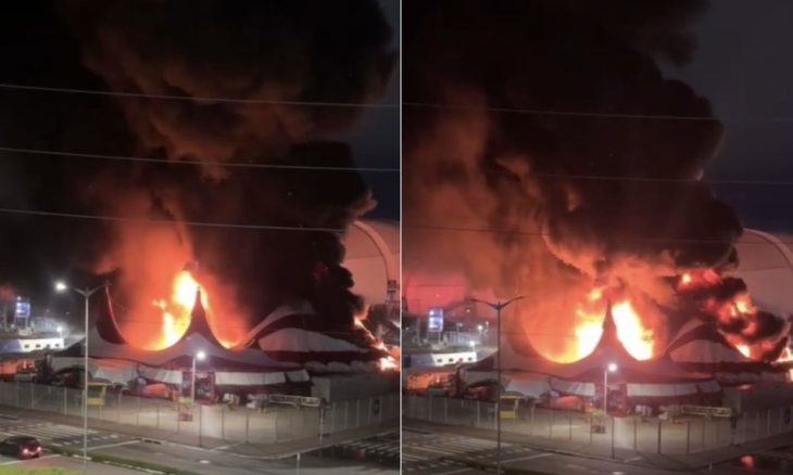 Incêndio atinge Circo do Tirullipa e destrói estrutura principal