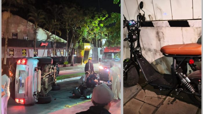 Colisão com ciclomotor deixa mãe e filho gravemente feridos