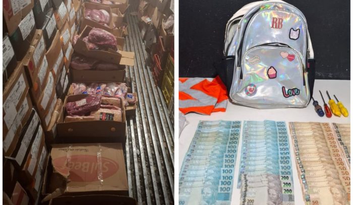 PM recupera 1,4 tonelada de carne furtada e prende dois envolvidos