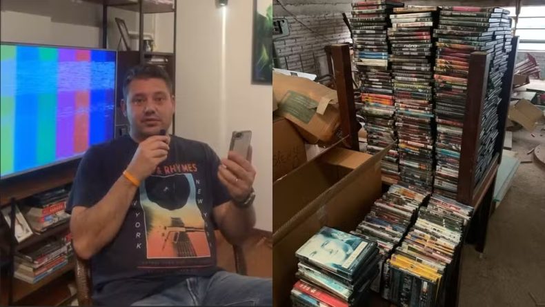 Videolocadora anuncia doação de 10 mil DVDs em SC