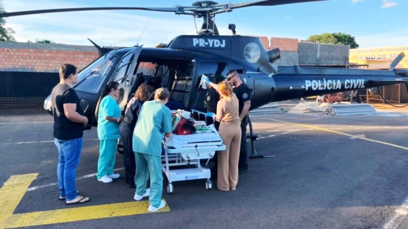Bebê segue em estado grave após explosão de botijão de gás