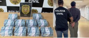 Homem é preso após sacar R$ 1 milhão em agência bancária