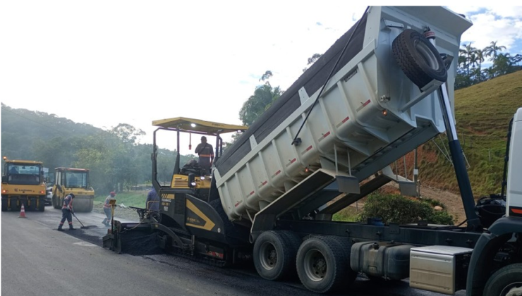 Após anos de espera, SC-414 deixa de ser estrada de terra em SC