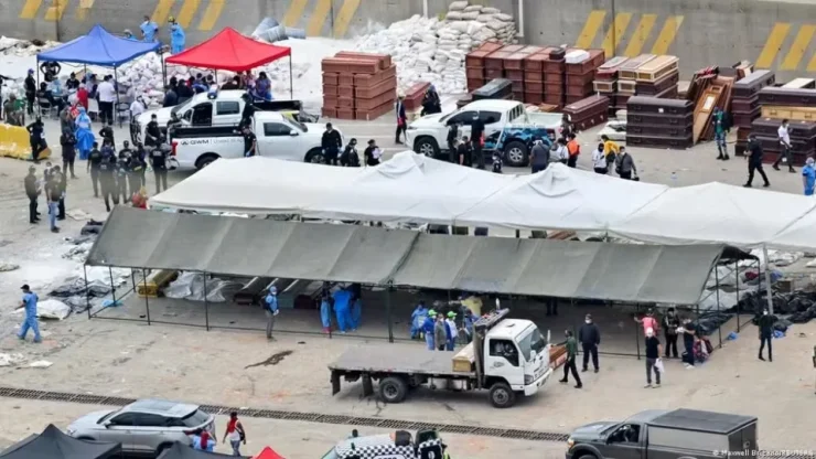 Porto vira necrotério após terremotos devastarem a Venezuela