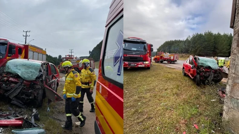Empresário morre em acidente no portal de Lages
