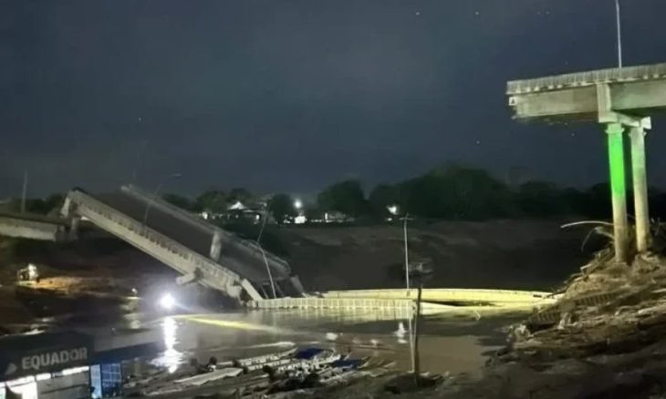 VÍDEO: ponte de R$ 36 milhões desaba e deixa feridos graves