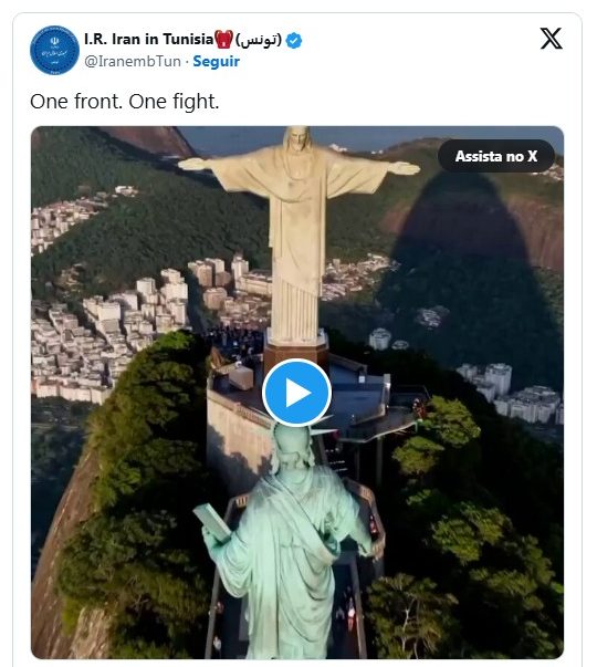 Cristo Redentor derrota Estátua da Liberdade em vídeo criado por IA; veja