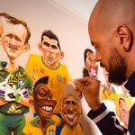 Francis de Cristo transforma seguidores em técnicos e cria seleção histórica em caricaturas