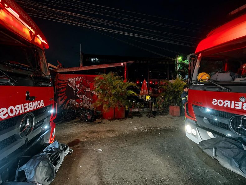 Incêndio atinge espaço de eventos em Florianópolis