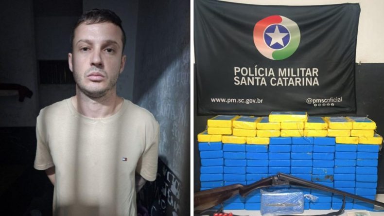 Líder do tráfico é preso com R$ 5 milhões em cocaína
