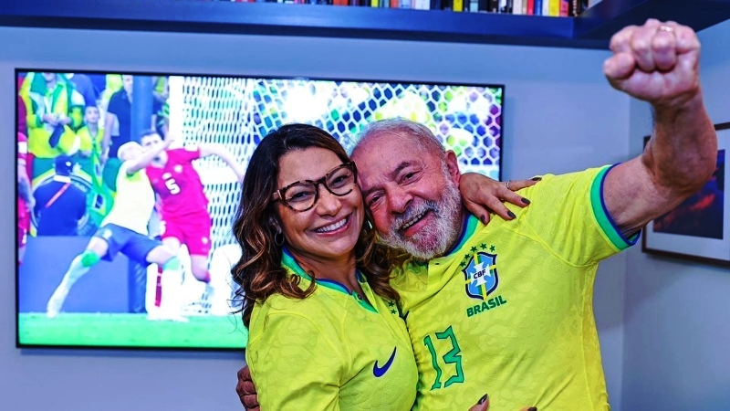 Lula manda mensagem para seleção na Copa: “Joguem com alma”