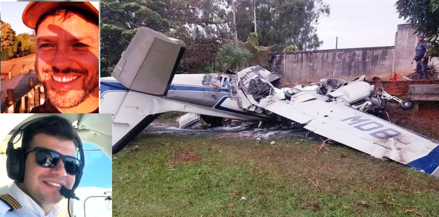 Queda de monomotor deixa dois mortos no interior de São Paulo