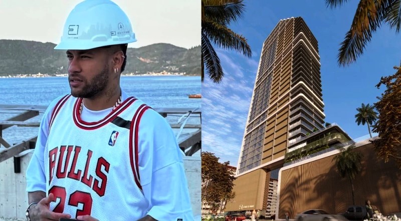 Neymar e Cristiano Ronaldo disputam espaço no litoral catarinense