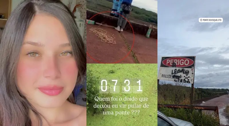 Mulher morre em salto de bungee jump e dois são presos após erro humano