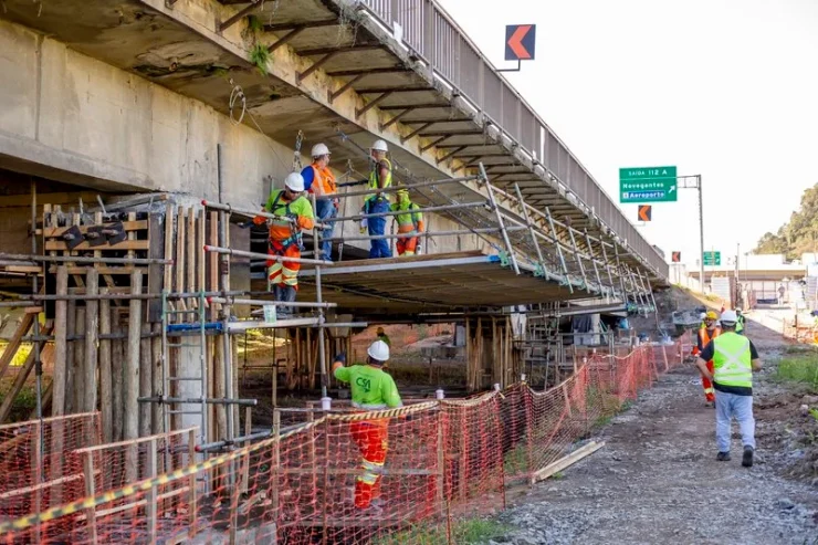 BR-101 terá mudanças no trânsito durante obras na ponte de Itajaí