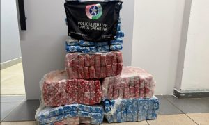 Perseguição termina com apreensão de 96,8 kg de maconha