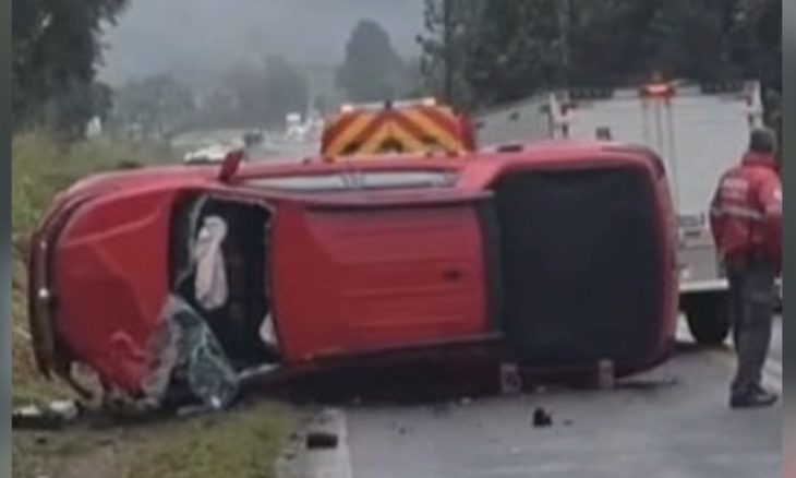 Homem morre e quatro ficam feridos em colisão na BR-280