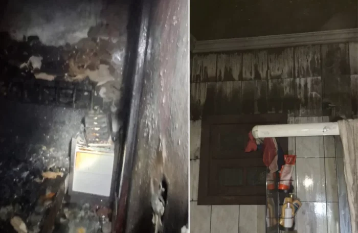 Incêndio destrói casa na capital e mobiliza bombeiros durante a noite