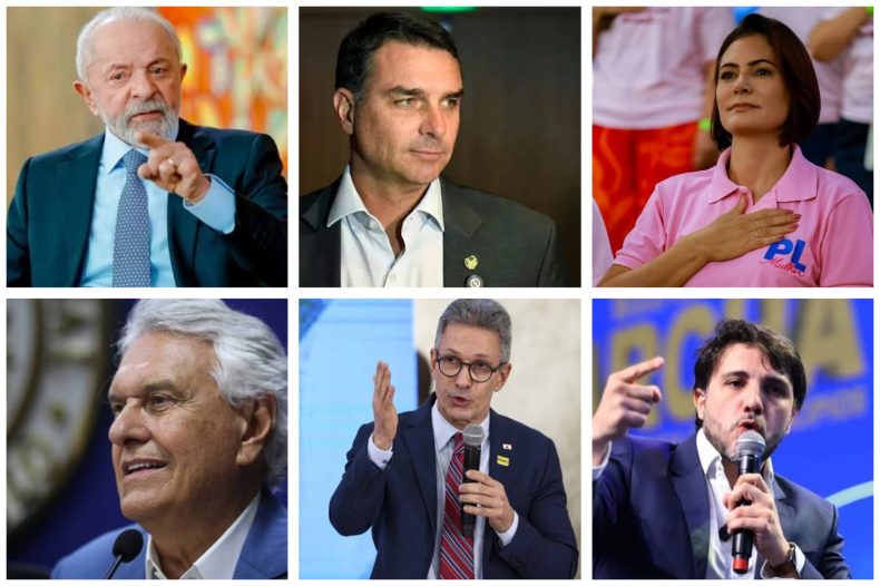Lula amplia vantagem após crise entre Michelle e Flávio Bolsonaro